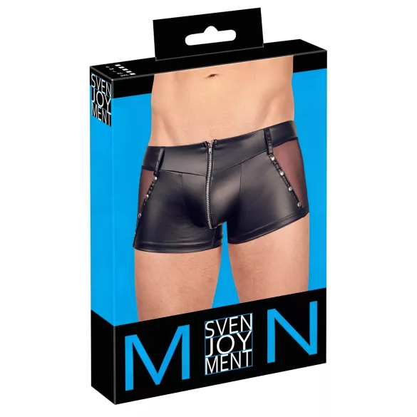 Svenjoyment - Glänzender Boxer (Schwarz) - XL
