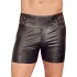 NEK - Langer Männer-Shorts mit Metallschnalle (Schwarz) - L