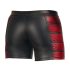 NEK - Schwarze Boxershorts mit rotem Seiteneinsatz und Reißverschluss - M