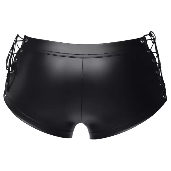 Svenjoyment - Matt-Boxershorts mit seitlicher Schnürung (Schwarz) - XL