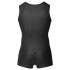 Svenjoyment - ärmelloser, kurzer Herren-Overall (schwarz) - 2XL