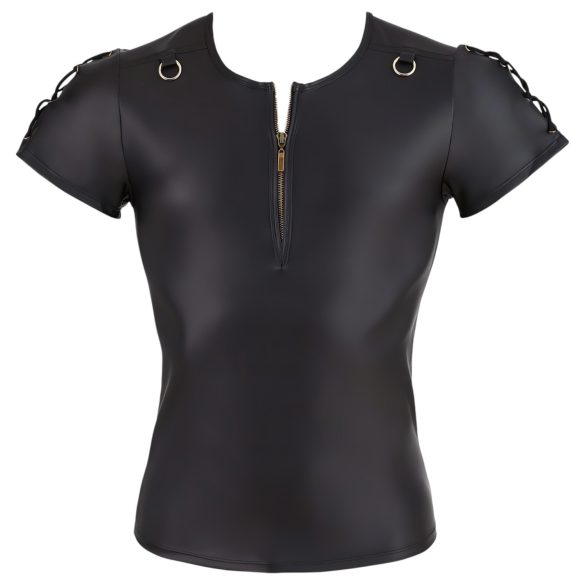 NEK - Mattes Herren-Shirt mit kurzen Ärmeln (schwarz) - XL