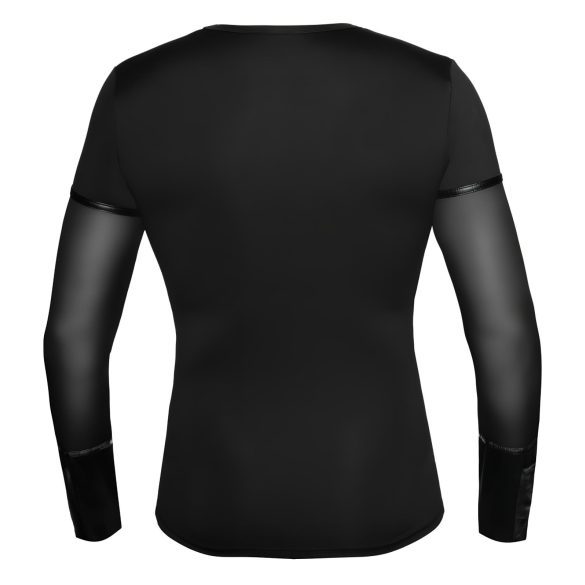 NEK - Langarmshirt mit Kreuzträger für Herren (schwarz) - M