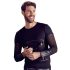NEK - Langarm-Oberteil für Männer mit Kreuzträgern (Schwarz) - XL