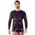 NEK - Langarm-Oberteil für Männer mit Kreuzträgern (Schwarz) - XL