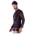 NEK - Langarm-Oberteil für Männer mit Kreuzträgern (Schwarz) - XL