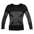 NEK - Langarm-Oberteil für Männer mit Kreuzträgern (Schwarz) - XL