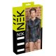 NEK - Herren-Kapuzenpullover mit Schlangenleder-Optik (schwarz) - M