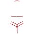 Cottelli - Offenherziges Spitzen-BH-Set (Rot)