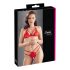 Cottelli - Offenherziges Spitzen-BH-Set (Rot) - L