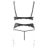 Abierta Fina - Perlenverziertes Spitzen-Dessous-Set - XL