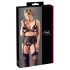 Cottelli Plus Size - Spitzenwäsche-Set (schwarz)