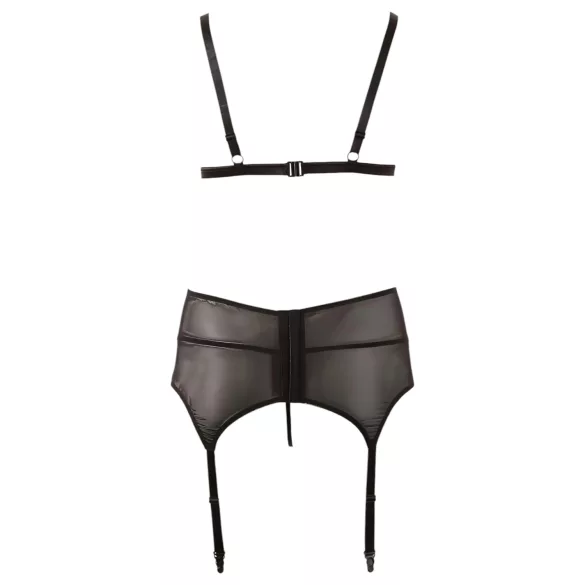 Cottelli Plus Size - Verführerisches Dessous-Set (schwarz)
