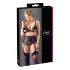 Cottelli Plus Size - Verführerisches Dessous-Set (schwarz) - XXXXL
