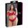 Cottelli Plus Size - weiches Spitzen-BH-Set (rot) - 2XL