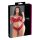 Cottelli Plus Size - weiches Spitzen-BH-Set (rot) - 3XL