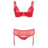Cottelli Plus Size - Variabeles Dessous-Duo (Rot)
