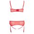 Cottelli Plus Size - Vielseitiges Dessous-Duo (Rot) - 95E/2XL