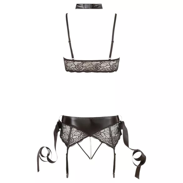 Cottelli Bondage - Spitzenunterwäsche-Set (5-teilig) - M