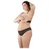 Cottelli Plus Size - Perlen-BH-Set (schwarz)