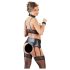 Cottelli Bondage - Spitzenglanz Dessous-Set (4-teilig)