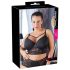 Cottelli Plus Size - Spitzendetail-BH mit Trägern (Schwarz) - 85E