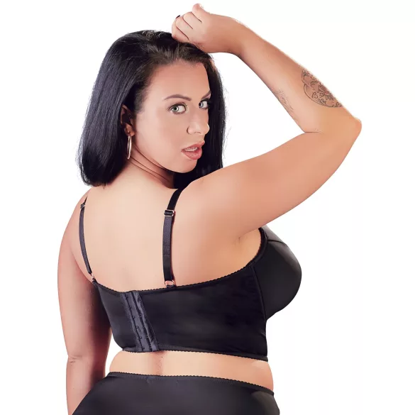 Cottelli Plus Size - Spitzen-BH mit Trägern (schwarz) - 85E