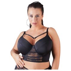 Cottelli Plus Size - Spitzen-BH mit Trägern (schwarz) - 95F