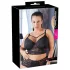 Cottelli Plus Size - Spitzen-BH mit Trägern (schwarz) - 95F
