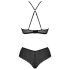 Passion Eco Kerria - Spitzen-Bikini-Set (Schwarz)