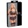 Cottelli Bondage Plus Size - Spitzen-BH-Set (schwarz) - 3XL