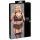 Cottelli Bondage Plus Size - Spitzen-BH-Set (schwarz) - 3XL