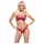 Cottelli Party - glänzendes BH-Set (rot) - 80B/M