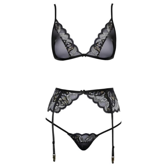 Kissable - Reizvolles Wäsche-Set (schwarz) - L/XL
