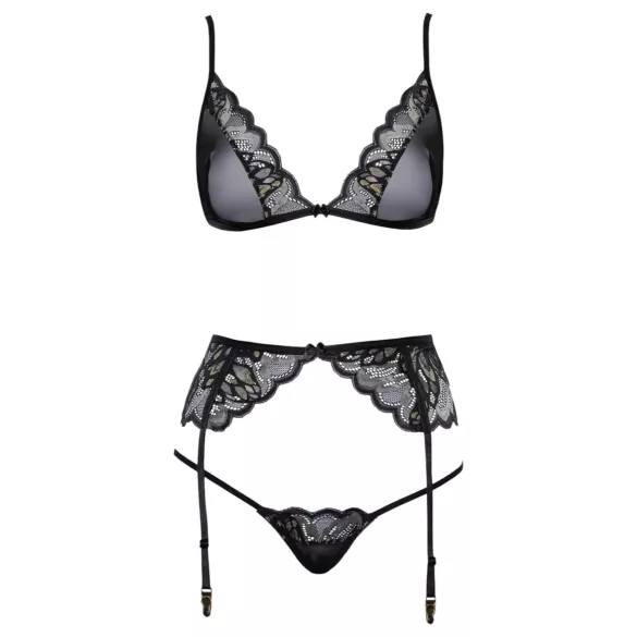 Kissable - Dessous-Set (schwarz) - L/XL