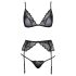 Kussbarer - Dessous-Set (schwarz) - L/XL