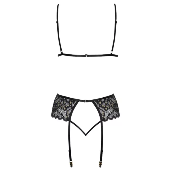 Kissable - Dessous-Set (schwarz) - L/XL