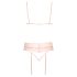 Kissable - spitzen Dessous-Set (Rosa)