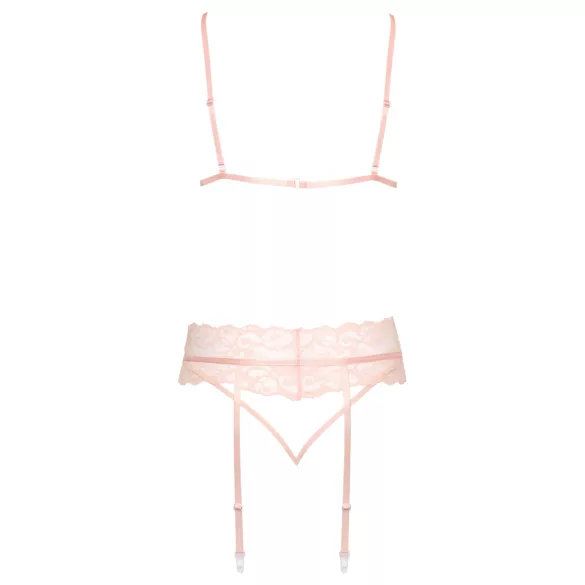 Kissable - spitzen Dessous-Set (Rosa) - L/XL