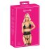 Kissable - Taillen-BH-Set (schwarz) - L/XL