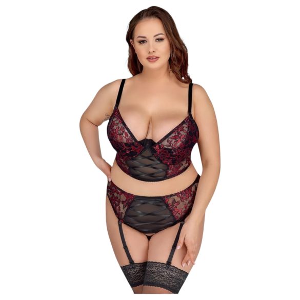Cottelli Plus Size - BH-Set (rot)