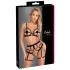 Cottelli - Zweiteiliges Geschirr-Set (schwarz) - XL