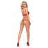Obsessive 838-SET-3 - Rotes Spitzen-BH-Set mit Riemen