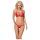 Obsessive 838-SET-3 - Rotes Spitzen-BH-Set mit Riemen - L/XL