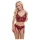 Cottelli - zweiteiliges Spitzen-Strapsset (rot)