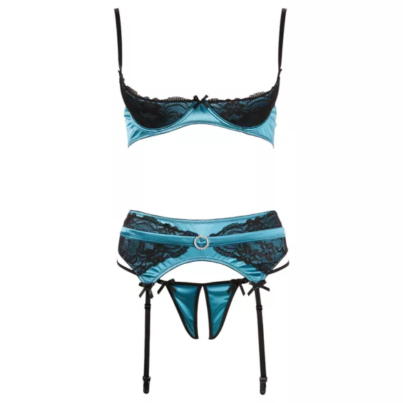 Cottelli - Jáde - Exklusives Brusthebe-Set (grün) - 90B/XL