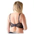 Cottelli Plus Size - Träger-BH mit Ringen (schwarz)