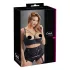 Cottelli Plus Size - Träger-BH mit Ringen (schwarz) - 90D
