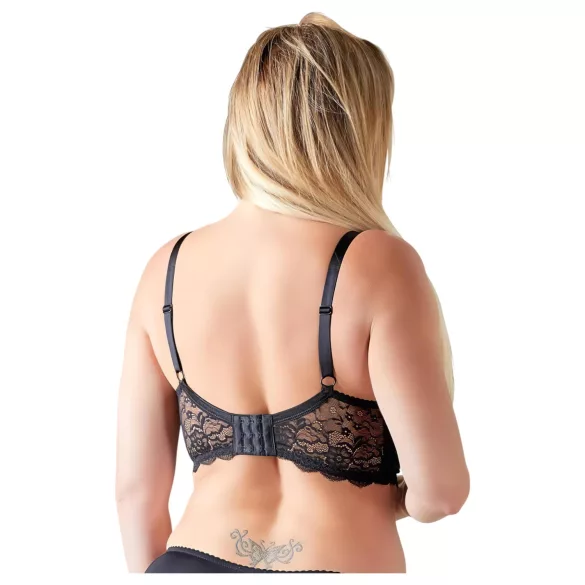 Cottelli Plus Size - Träger-BH mit Ringen (schwarz) - 95D