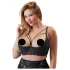 Cottelli Plus Size - Träger-BH mit Ringen (schwarz) - 85E